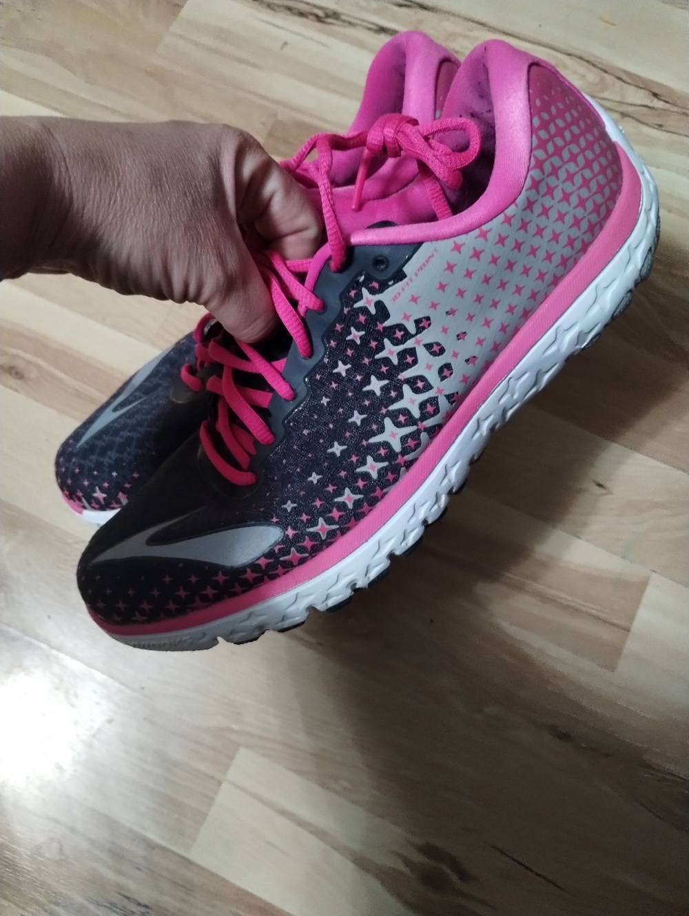 Women's Brooks Pure Flow 5 Pink/ Black Athletic Shoes Size 11 - Picture 5 of 10